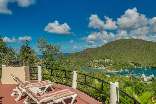 vacation villa rentals marigot bay